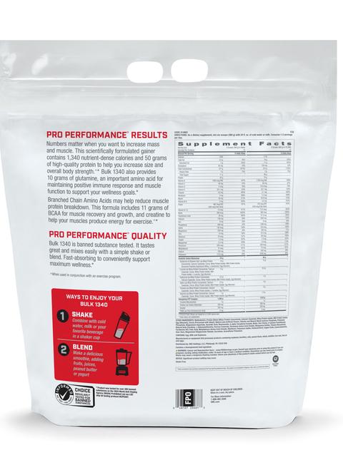 GNC Pro Performance® Bulk 1340 - Double Chocolate (15 Servings)