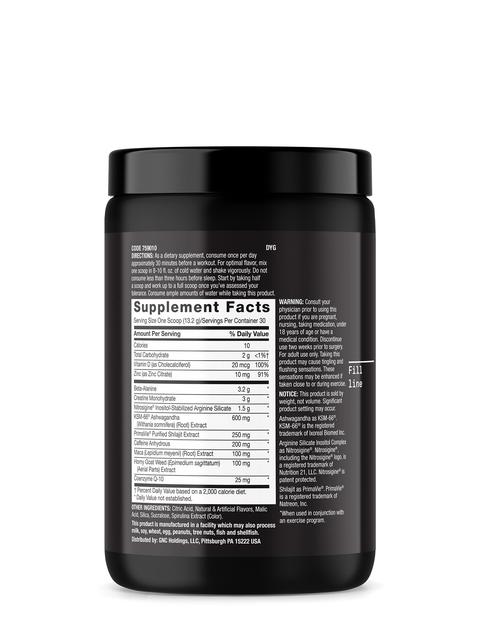 GNCX Innovations™ Test Pre-Workout Prototype - V.1 - Blue Raspberry (30 Servings)