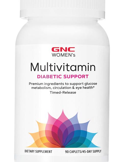 GNC Women's Multivitamin Diabetic Support - 90 Caplets (45 Servings)