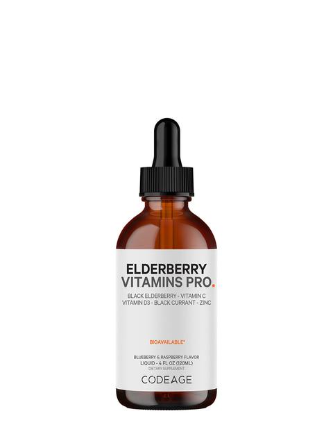 Codeage Elderberry Immune Complex Syrup Kids & Adults Daily Vitamin - 4 oz. (60 Servings)