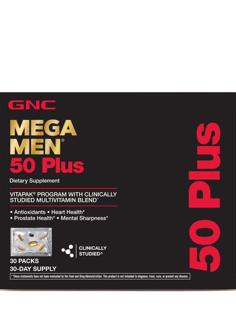 GNC Mega Men® 50 Plus Vitapak® Program (30 Servings)