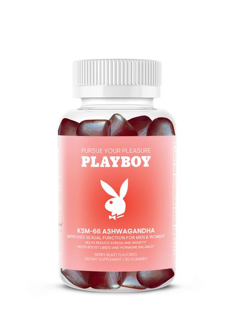 Avid Playboy: KSM-66 Ashwagandha - Berry Blast - 60 Gummies (30 Servings)