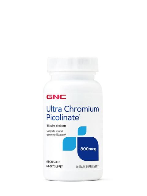 GNC Ultra Chromium Picolinate® 800 mcg - 60 Capsules (60 Servings)