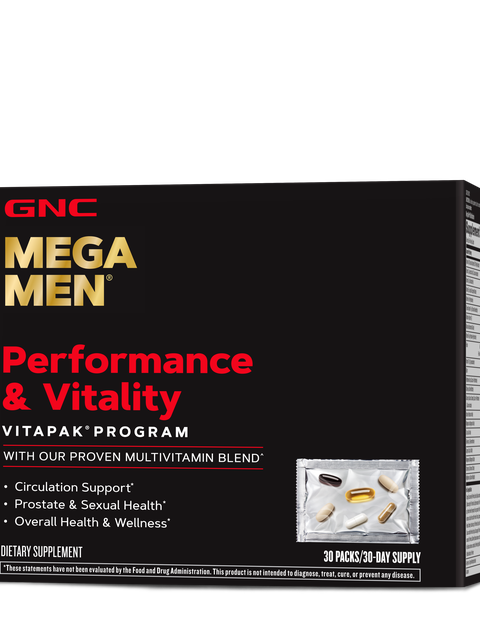 GNC Mega Men® Performance and Vitality Vitapak® Program (30 Servings)