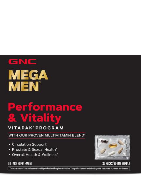 GNC Mega Men® Performance and Vitality Vitapak® Program (30 Servings)